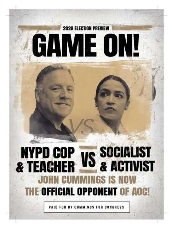 JOHN CUMMINGS VS ALEXANDRIA OCASIO CORTEZ 