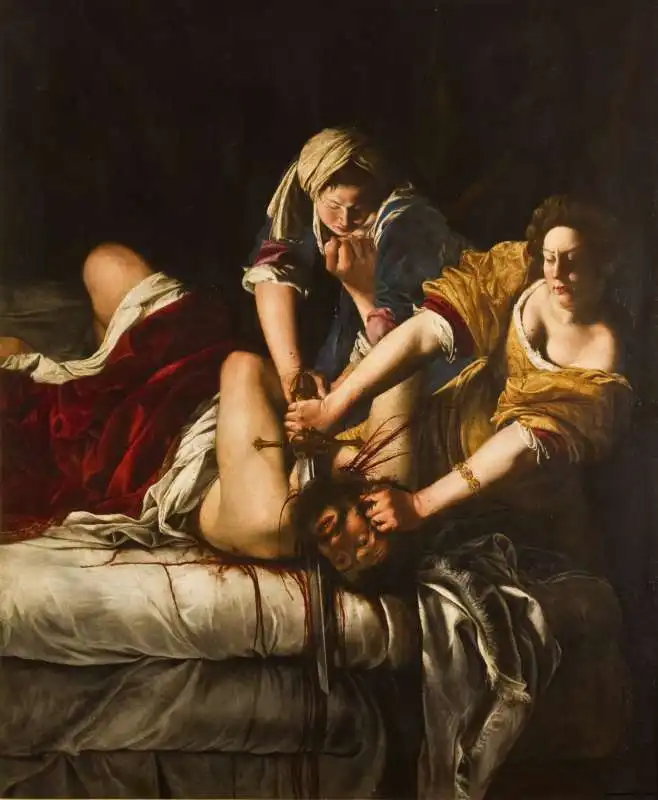 judit decapitando a holofernes por artemisia gentileschi 1613