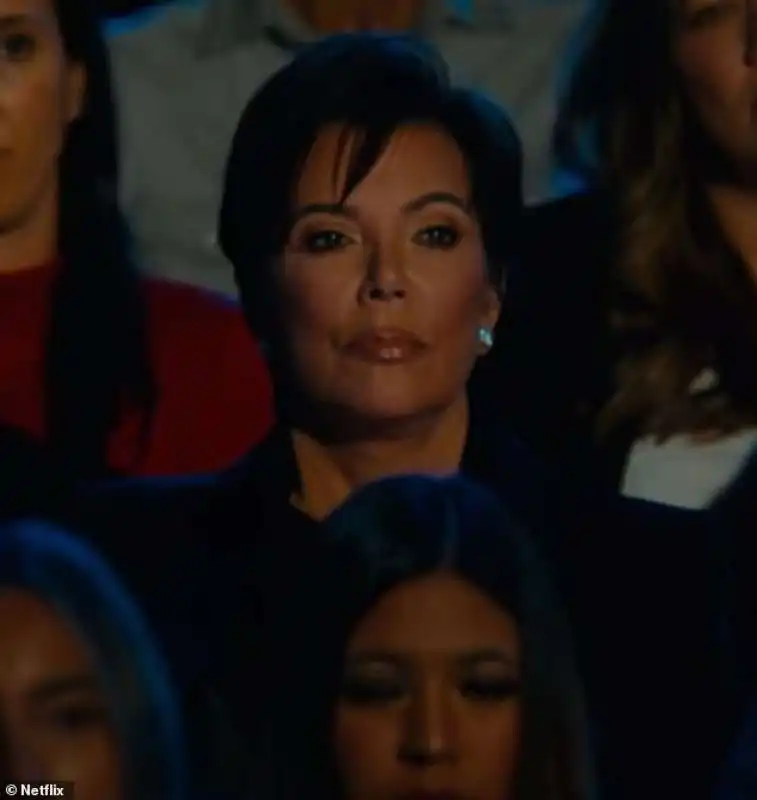 kris jenner nel pubblico dello show di letterman