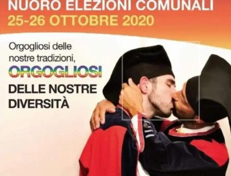 manifesto per le comunali a Nuoro 