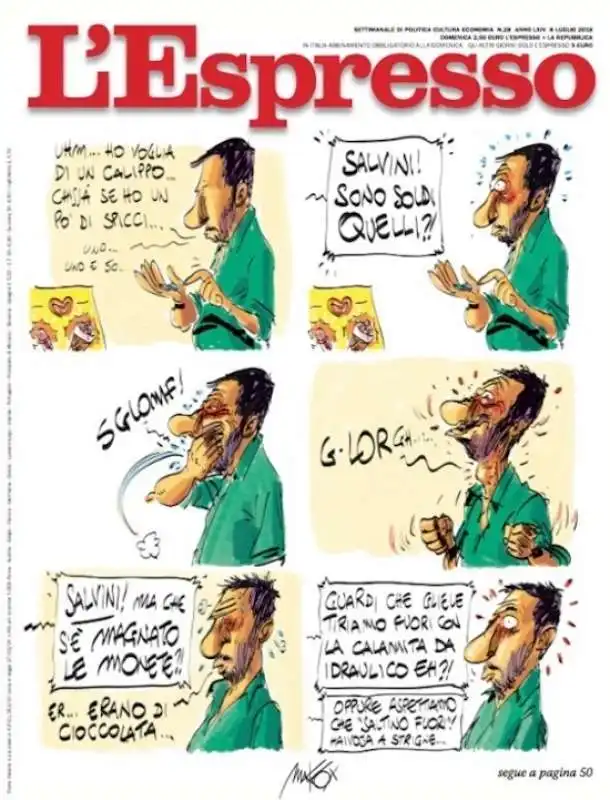 matteo salvini by makkox 3