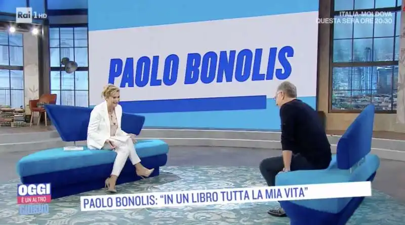 paolo bonolis ospite di serena bortone 1