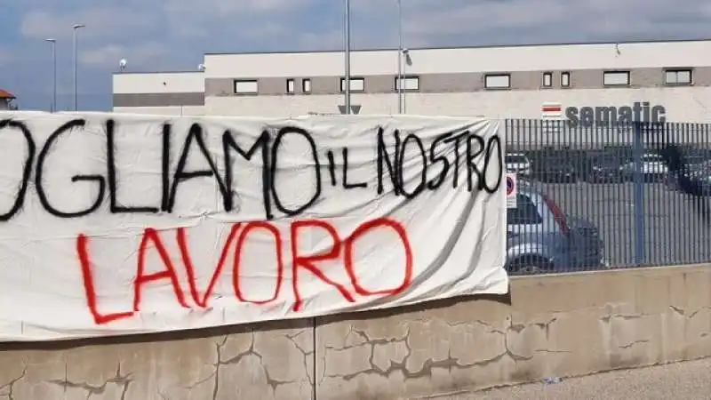 PROTESTA DEI LAVORATORI DELLA SEMATIC