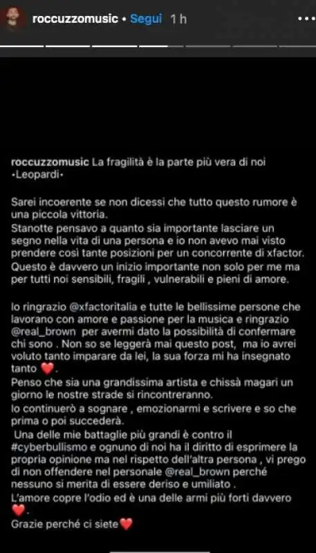 roccuzzo nelle stories  3