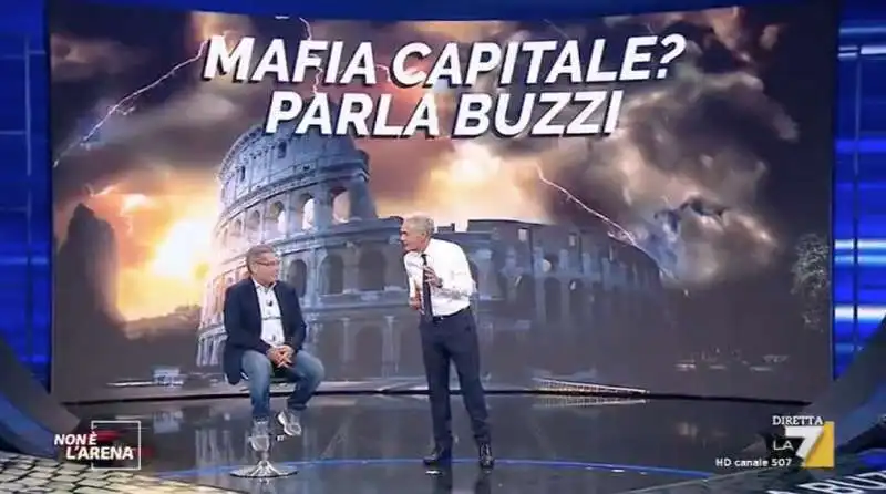 salvatore buzzi ospite di non e' l'arena 4