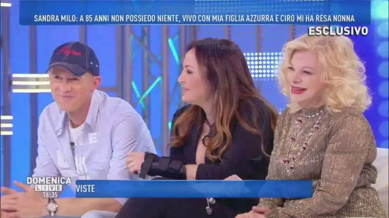 sandra milo e i figli ciro e azzurra 2