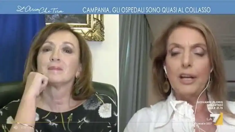 sandra zampa vs antonella boralevi a l aria che tira