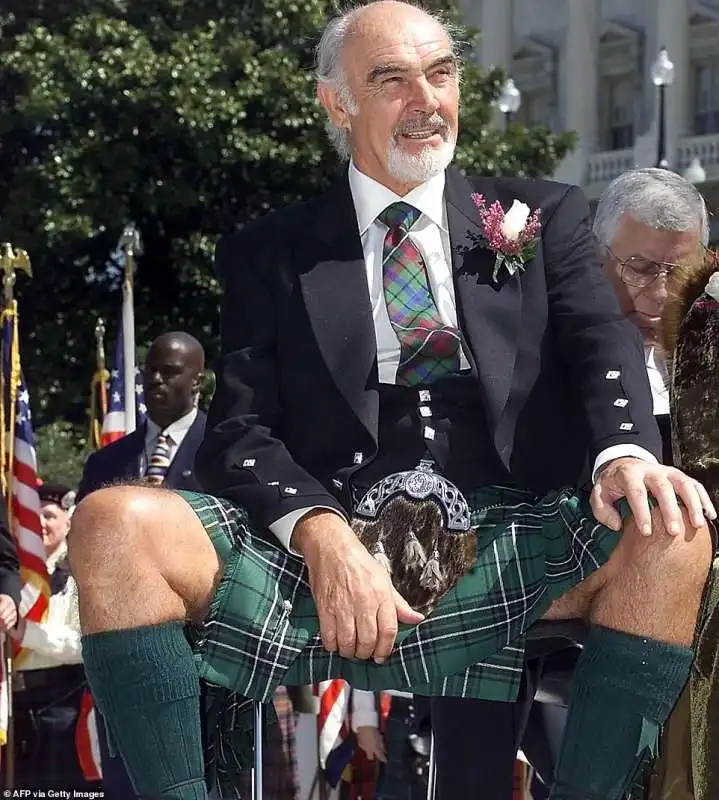 sean connery con il kilt 