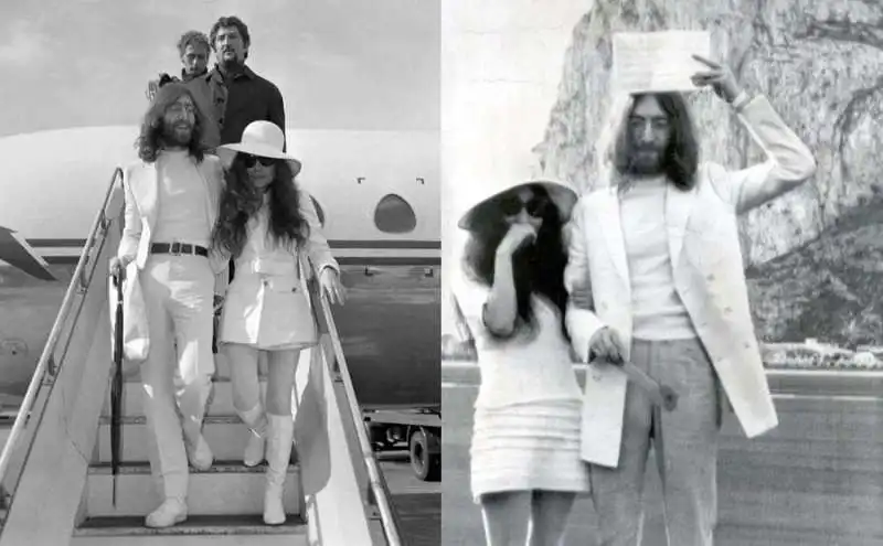 yoko ono e john lennon si sposano a gibilterra 3