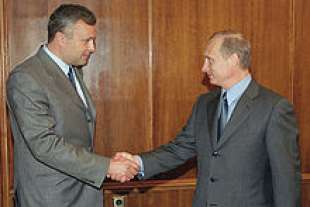 aleksandr lebedev con vladimir putin