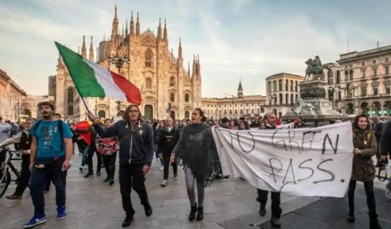 anarchici no green pass a milano 4