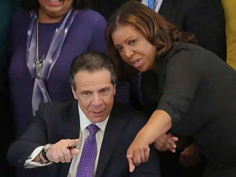 ANDREW CUOMO LETITIA JAMES 