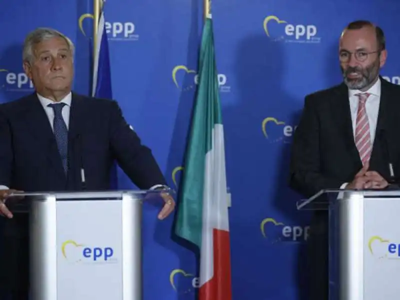 ANTONIO TAJANI MANFRED WEBER 