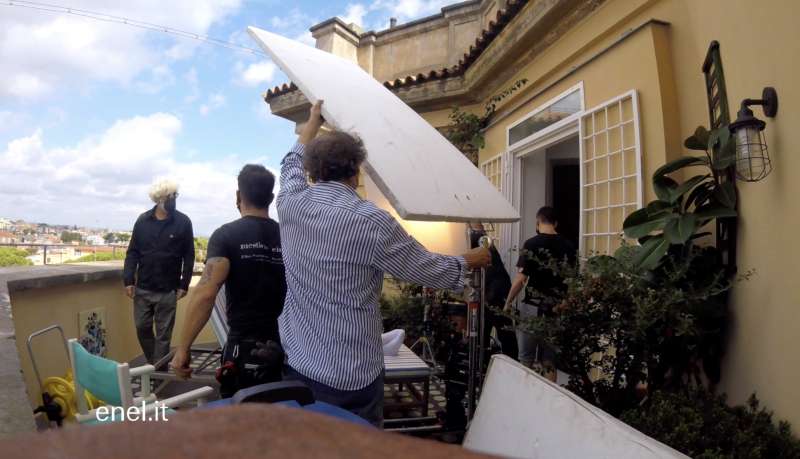 backstage del nuovo spot di enel energia 7