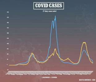 California e Florida a confronto