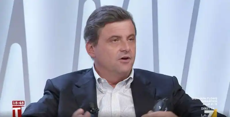 carlo calenda ospite di tagada 2