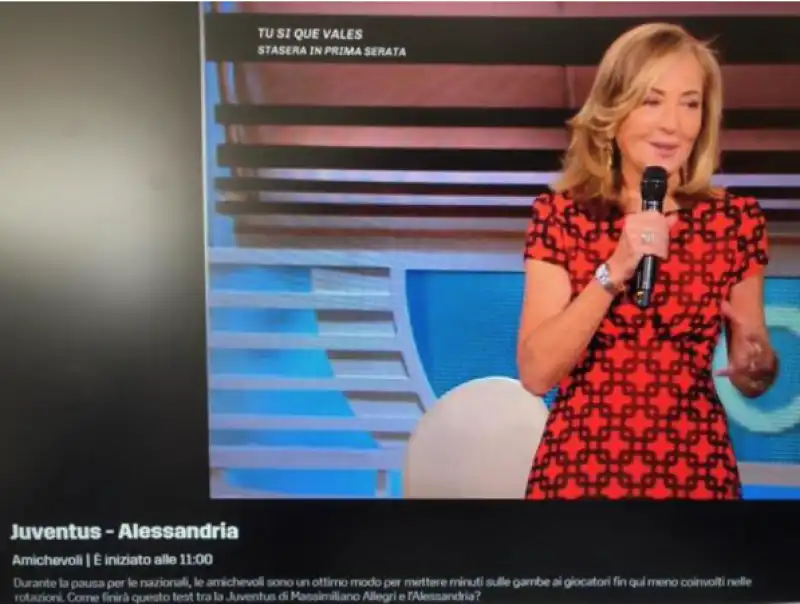 Dazn forum al posto di alessandra juve