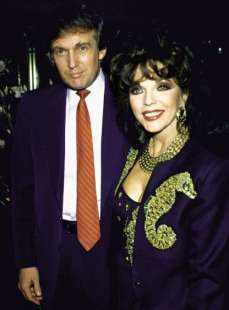 DONALD TRUMP JOAN COLLINS