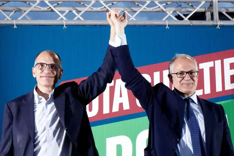 ENRICO LETTA ROBERTO GUALTIERI