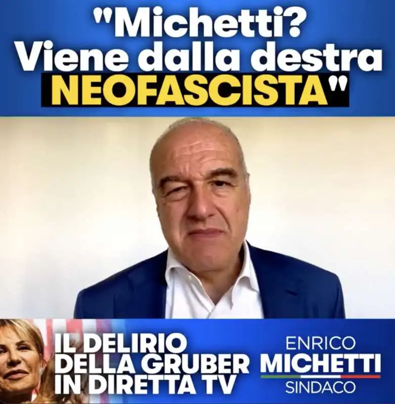 enrico michetti querela lilli gruber 1