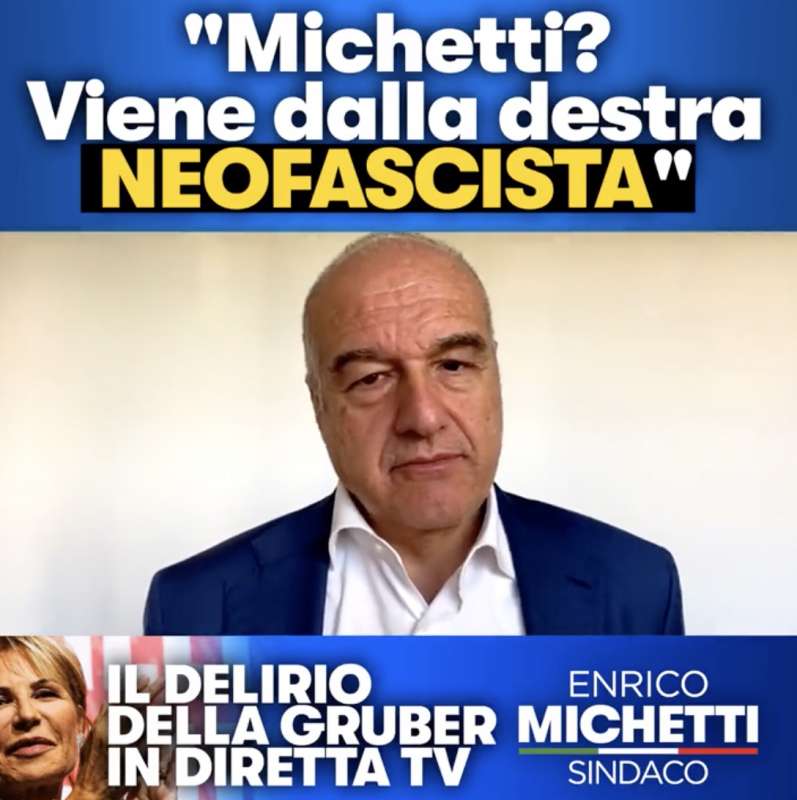 enrico michetti querela lilli gruber