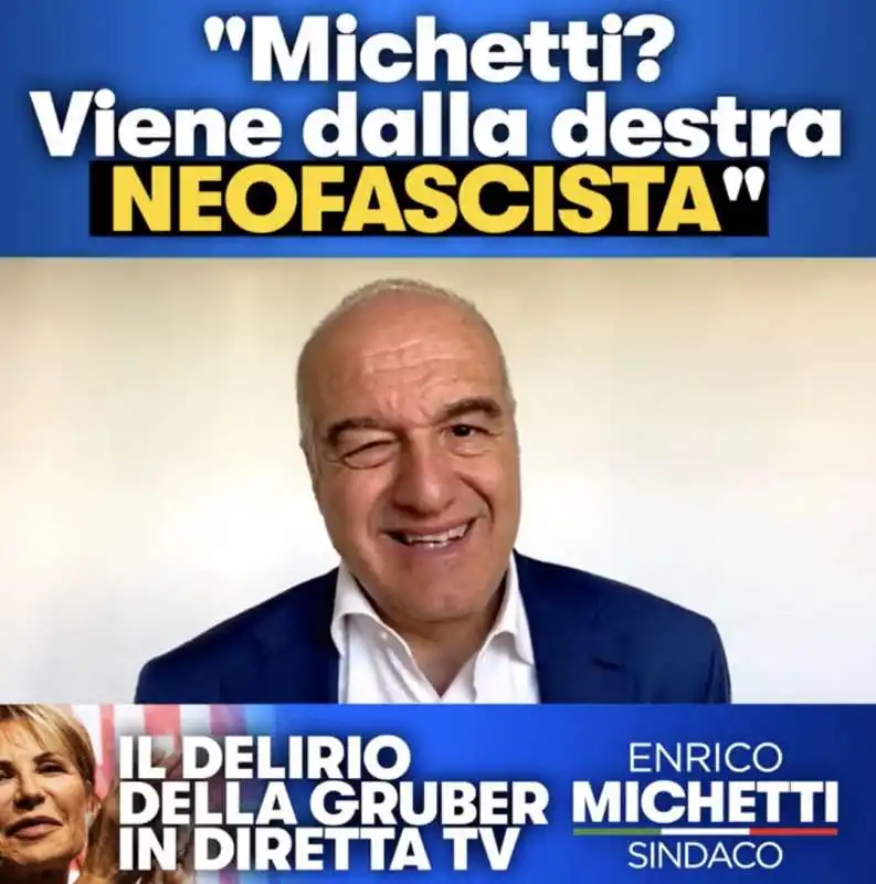 enrico michetti querela lilli gruber 2