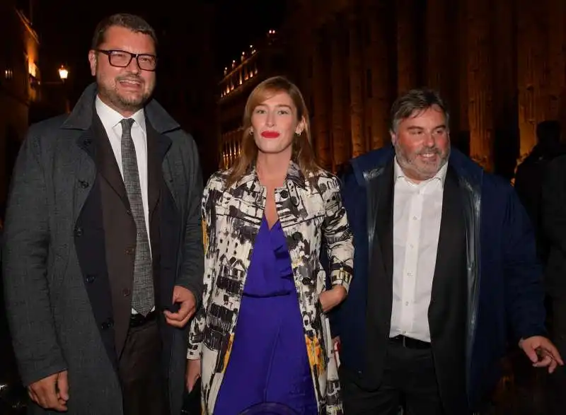 gennaro migliore  maria elena boschi  luciano nobili  foto di bacco