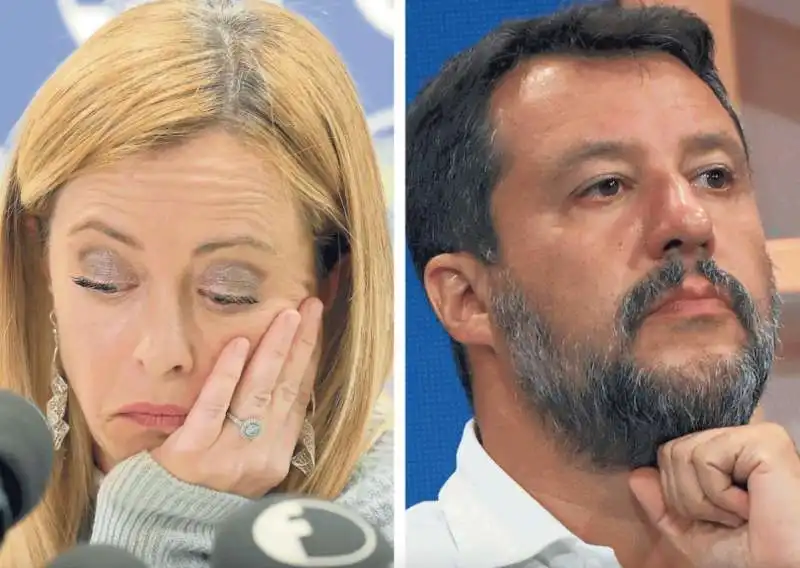 GIORGIA MELONI E MATTEO SALVINI