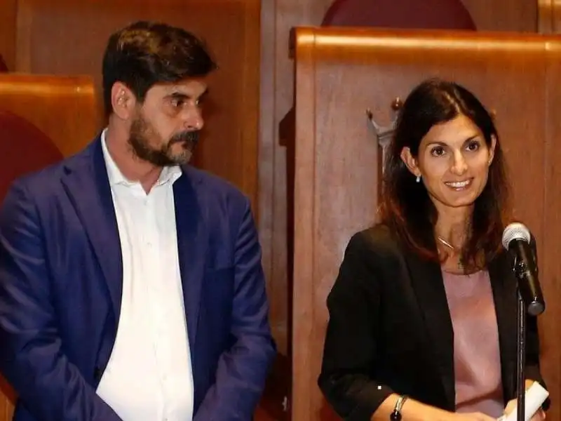 Giuliano Pacetti Virginia Raggi 