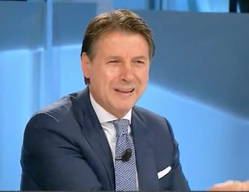 giuseppe conte a in mezzora in piu 5