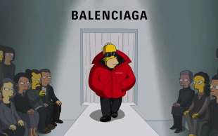 i simpson sfilano per balenciaga