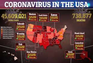 Il coronavirus negli Usa