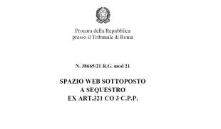 IL SITO INTERNET DI FORZA NUOVA SEQUESTRATO