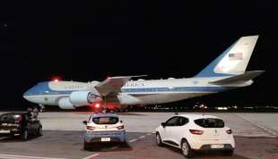 L AIR FORCE ONE A FIUMICINO BIDEN