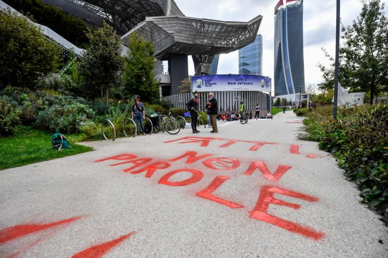 la protesta ambientalista a milano per il pre cop 2021 9