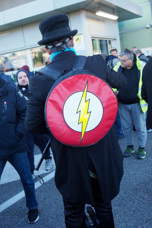 la protesta no green pass al porto di trieste 20