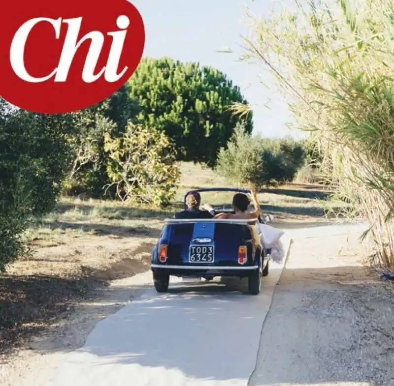 le foto del matrimonio di lapo su chi 3