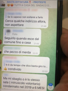 le minacce a beppe sala su telegram 3