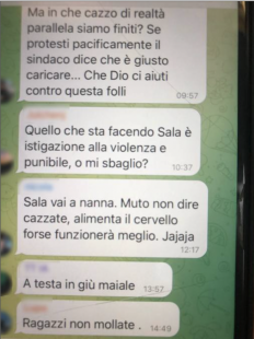 le minacce a beppe sala su telegram 4