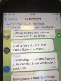 le minacce a beppe sala su telegram 9