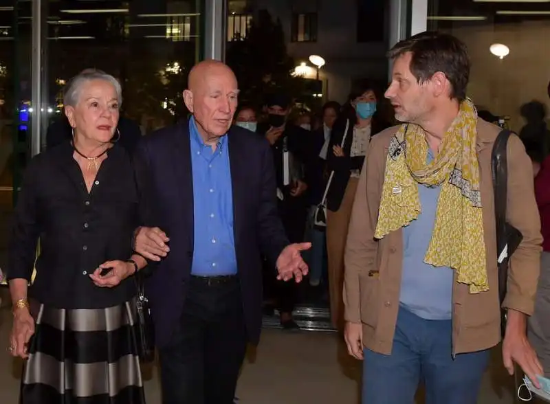 leila wanick salgado sebastiao salgado e sam stourdze  foto di bacco