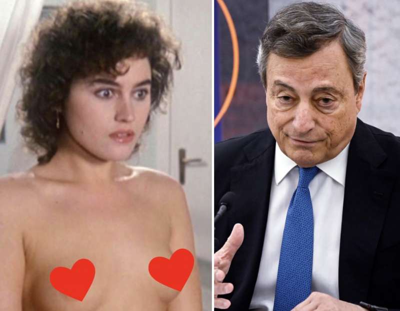 LORY DEL SANTO E MARIO DRAGHI