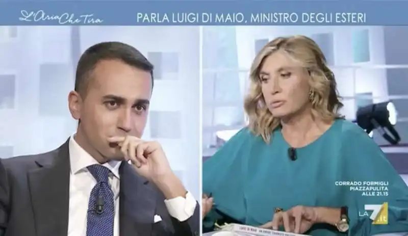 luigi di maio a l'aria che tira