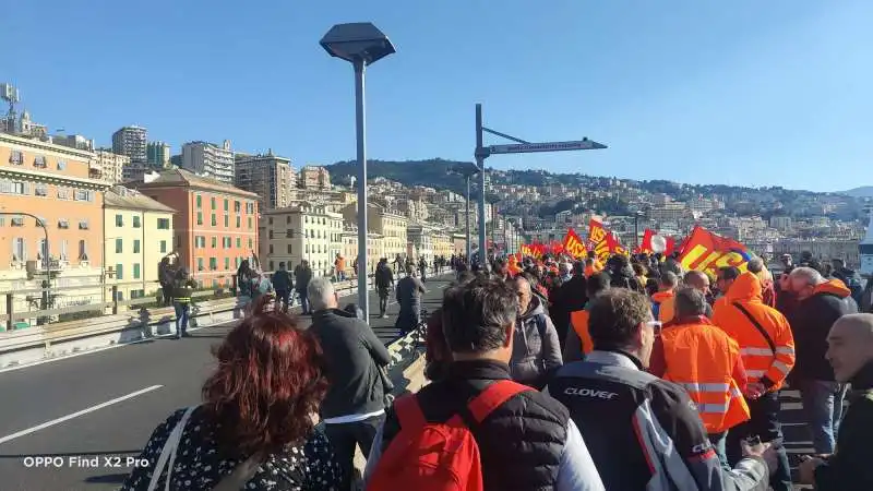 manifestazione a genova