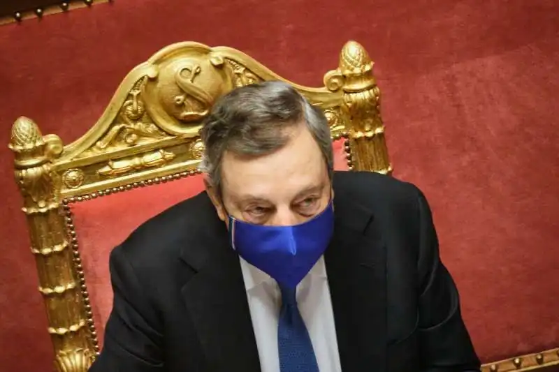 mario draghi al senato