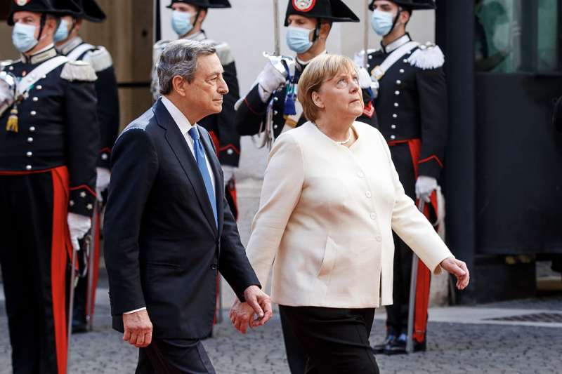 mario draghi angela merkel 6