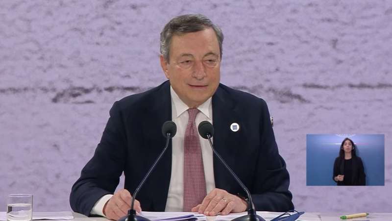 MARIO DRAGHI - CONFERENZA STAMPA FINALE G20