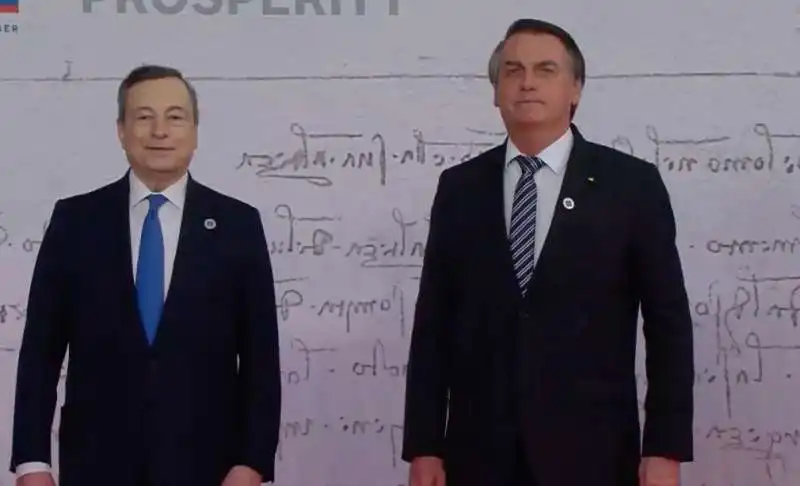  mario draghi jair bolsonaro  