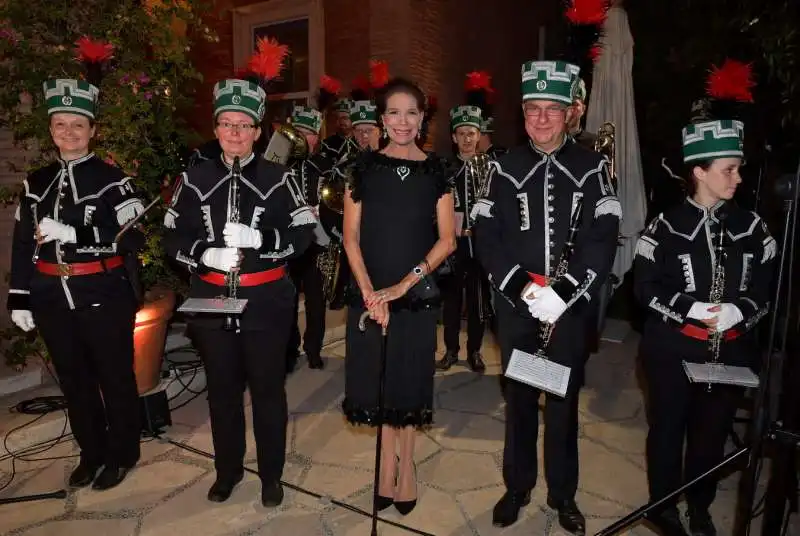 marisela federici e la banda musicale dei minatori della sassonia  foto di bacco