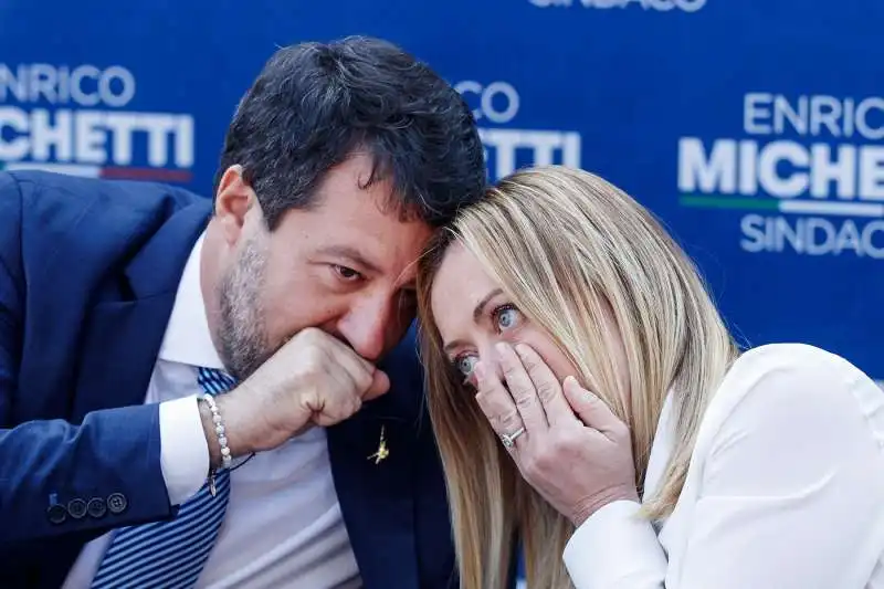 matteo salvini giorgia meloni